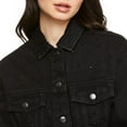 thumbnail image 4 of No Boundaries Women's Studded Denim Jacket, 4 of 6