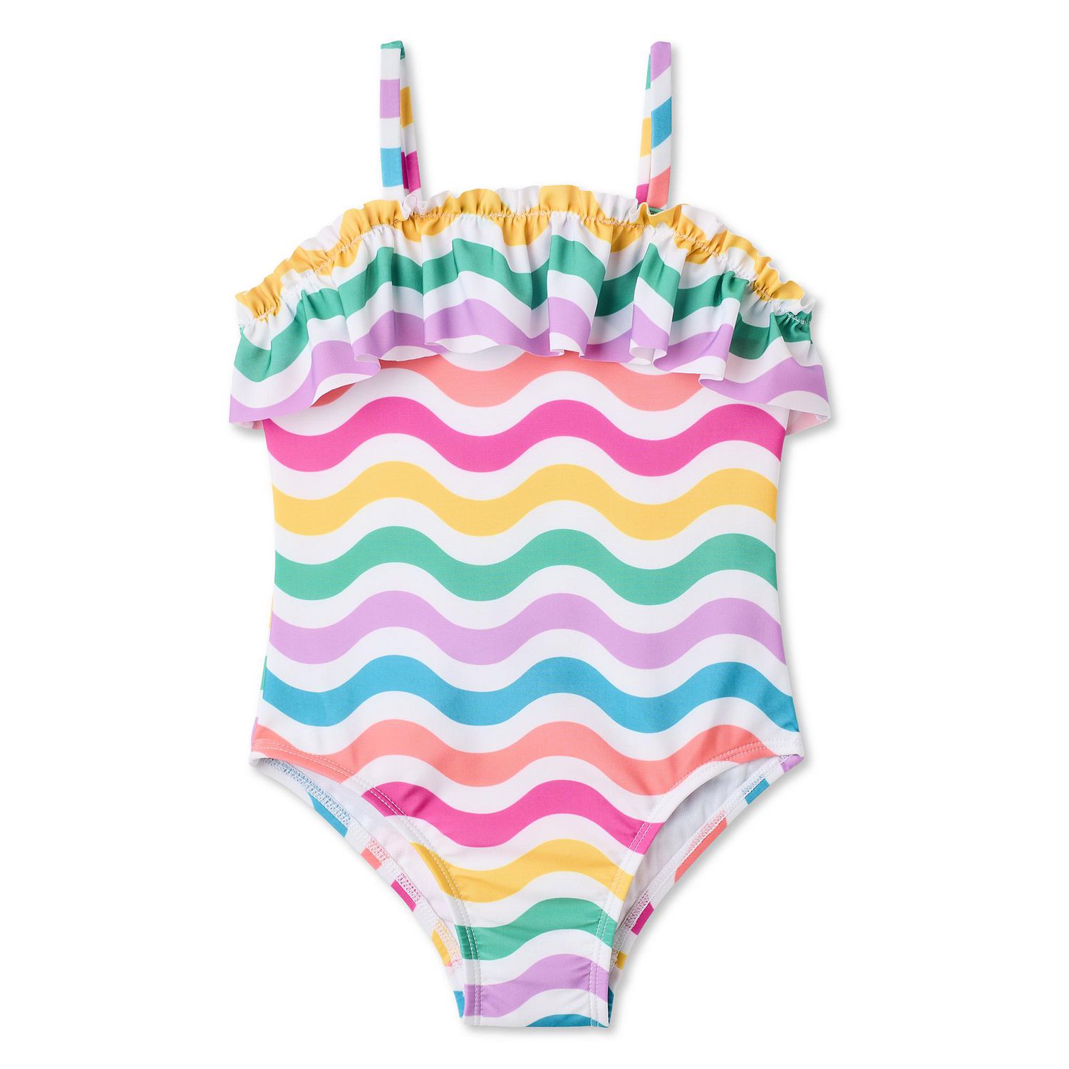 Maillot 1 pièce à volants George pour petites filles