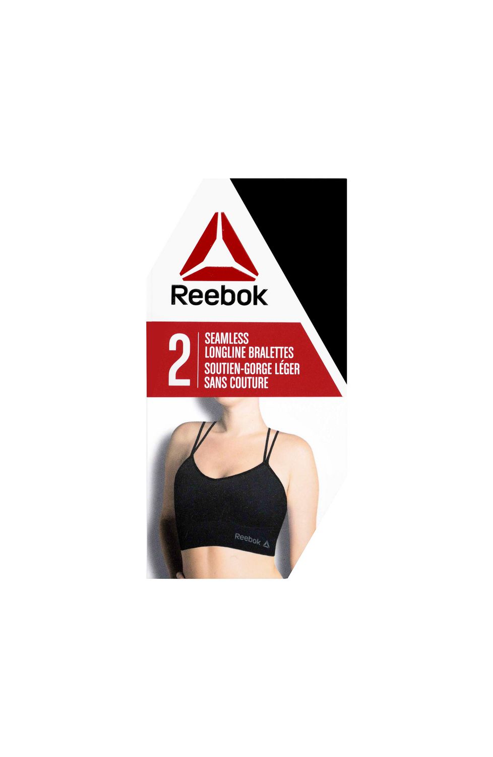 Reebok Women's Bra - Performance Seamless Longline Sports Bra (2