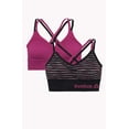 thumbnail image 1 of Reebok Ladies' 2 Pack Seamless Longline Bralettes, 1 of 3