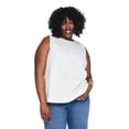 thumbnail image 1 of Lane Bryant Women's Plus Crochet Yoke Sleeveless Top, 1 of 5