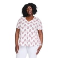 thumbnail image 1 of Lane Bryant Women's Plus V-Neck Strappy Swing Top, 1 of 5