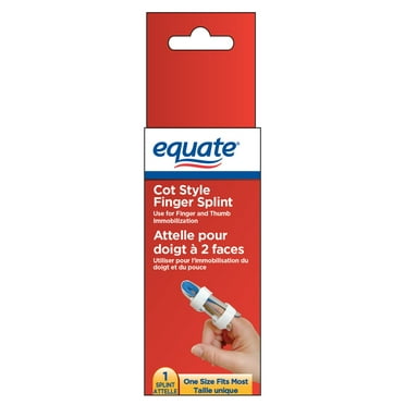 Equate Cot Style Finger Splint, One Size