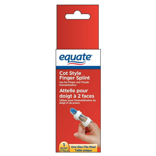 Equate Cot Style Finger Splint, One Size