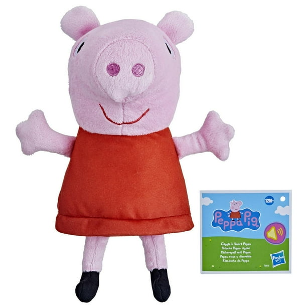 Peppa Pig Oink-Along Songs, poupée en peluche chantante avec robe