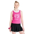 thumbnail image 1 of Justice Girls' Layered Rib Tank Top, 1 of 1