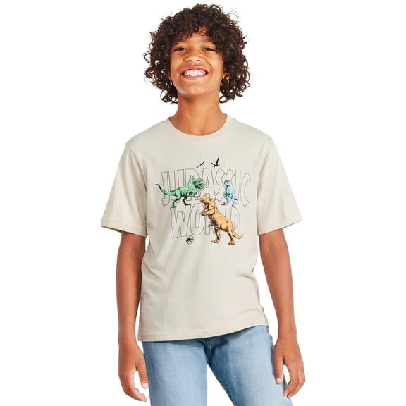 T-shirt à imprimé graphique Le Monde jurassique pour garçons