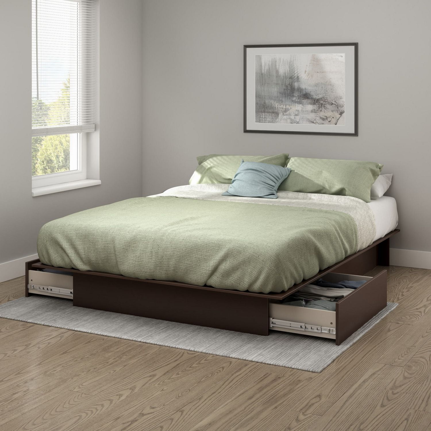 South Shore SoHo Collection Storage Platform Bed Walmart Canada