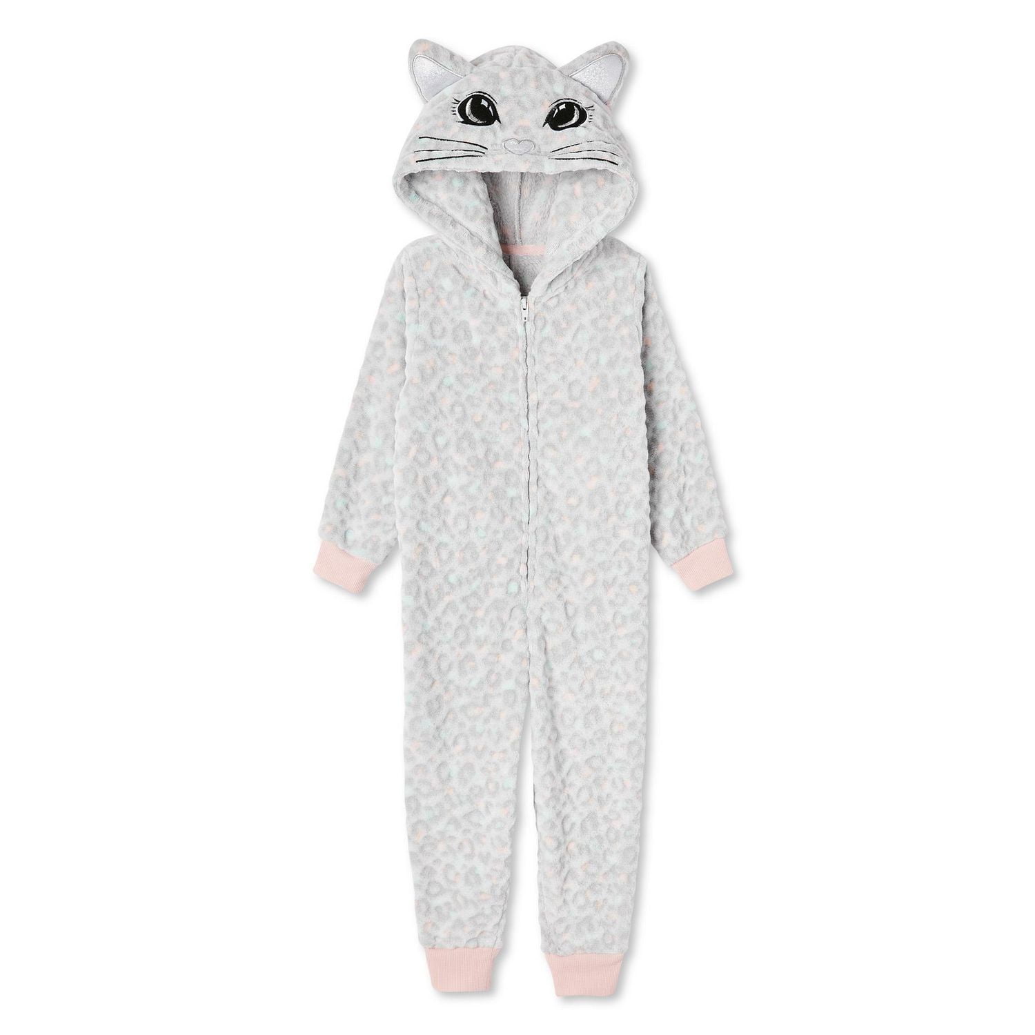 George Toddler Girls' Hooded Jumpsuit