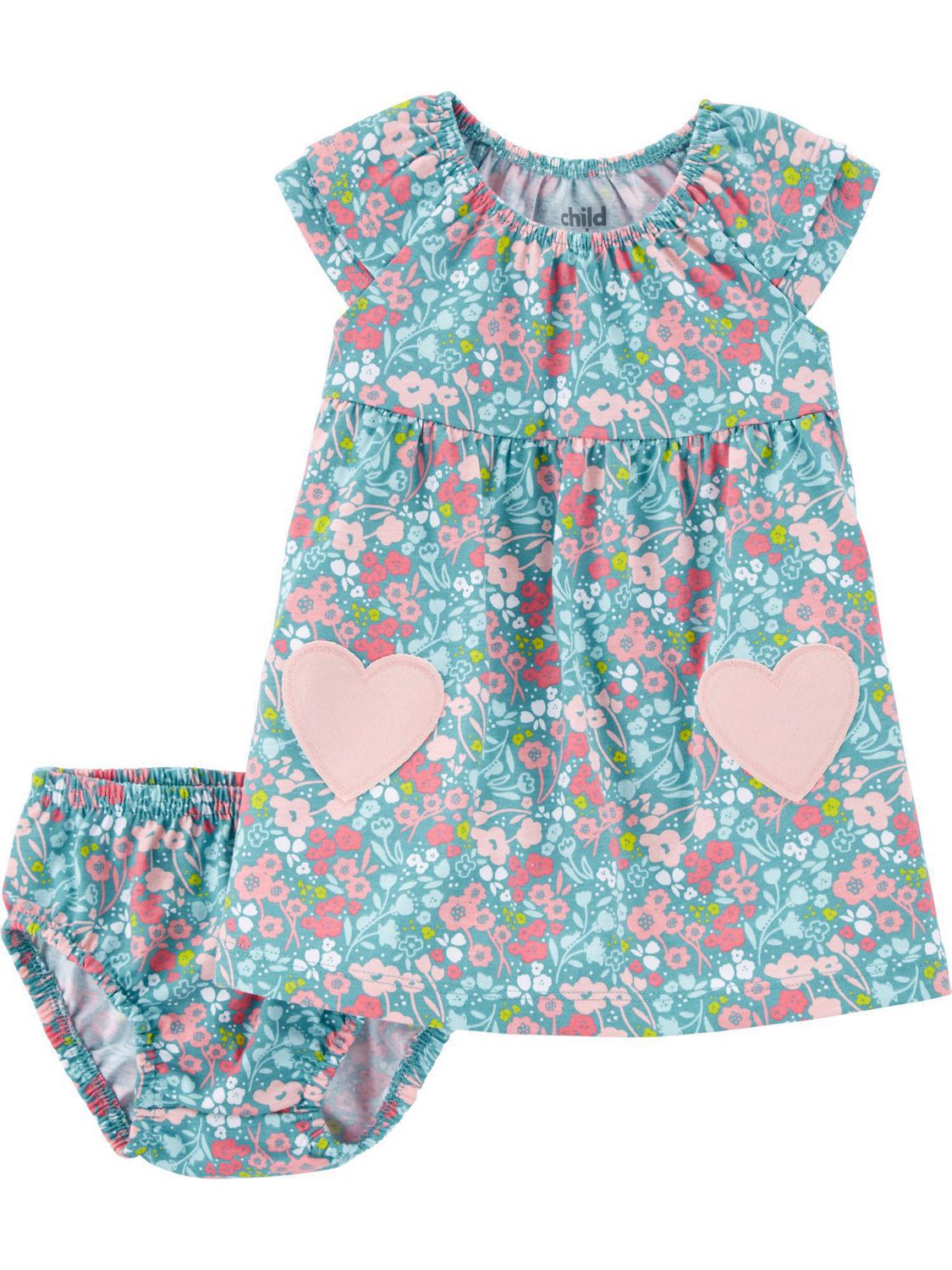 Child of Mine by Carter's Infant Girls Dress- Mint | Walmart Canada
