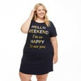thumbnail image 1 of George Plus Women's Short Sleeve Nightshirt, 1 of 6