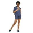thumbnail image 1 of George Women's Notch Collar Pajamas 2-Piece Set, 1 of 6