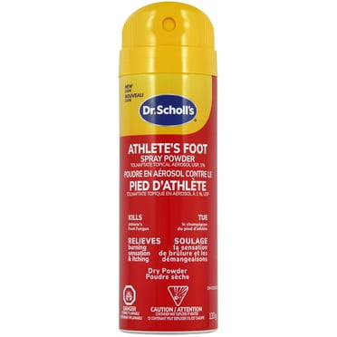 Poudre en aérosol contre le pied d’athlète Dr. Scholl’s®, Tue le champignon du pied d'athlète, 133 g