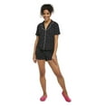 thumbnail image 1 of George Women's Notch Collar Pajamas 2-Piece Set, 1 of 6