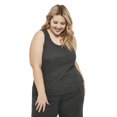 thumbnail image 1 of George Plus Women's Hacci Rib Pajama Tank, 1 of 6