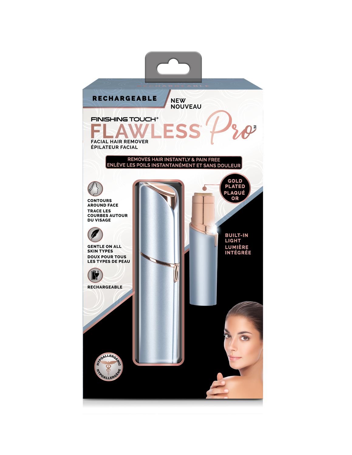Finishing Touch Flawless Facial Hair Remover Pro, Rechargeable | Walmart  Canada
