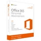 Microsoft – Logiciel Office 365 Personal, 1 PC ou Mac + 1 tablette, abonnement d'un an, français – image 1 sur 1