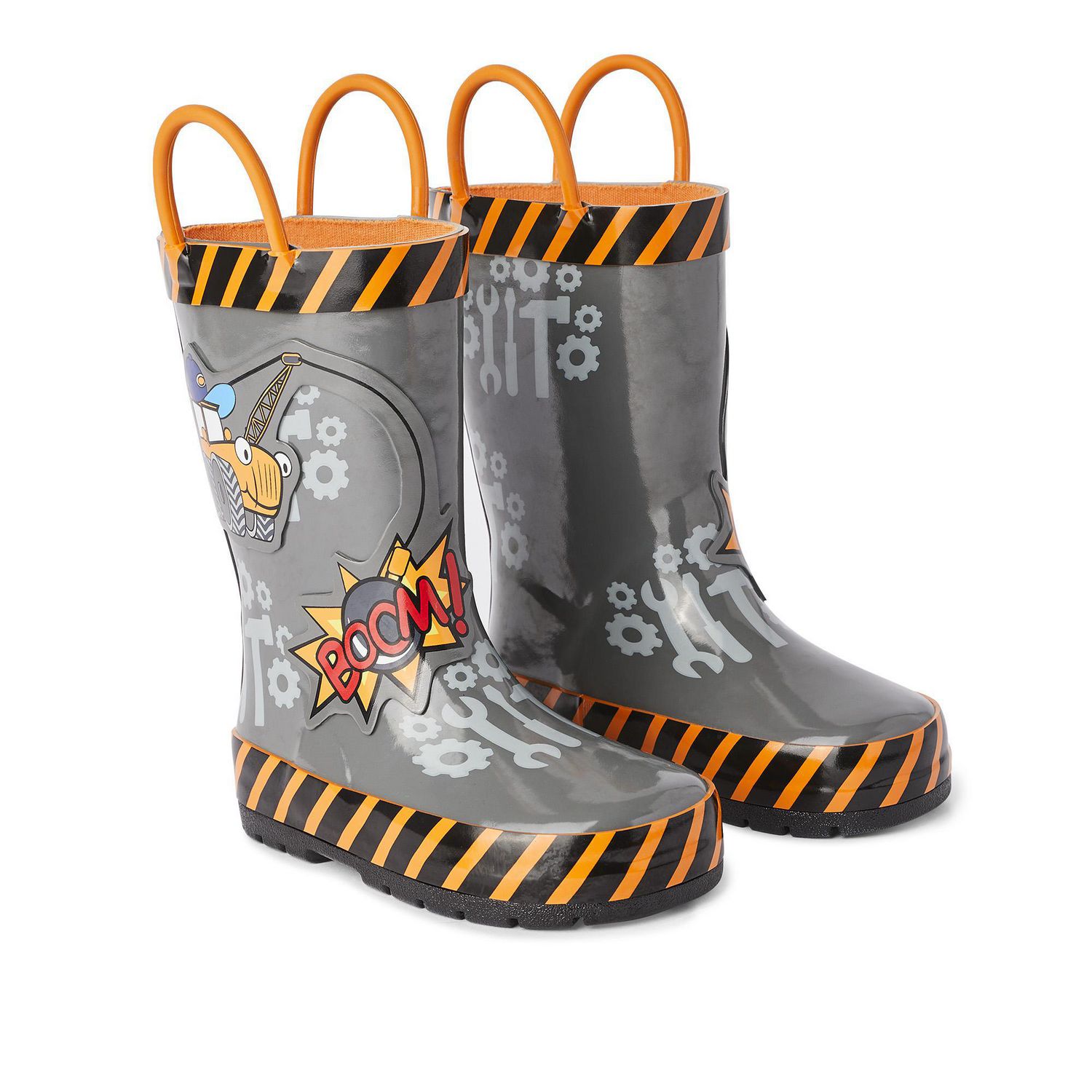 Weather Spirits Toddler Boys Digger Rain Boots Walmart