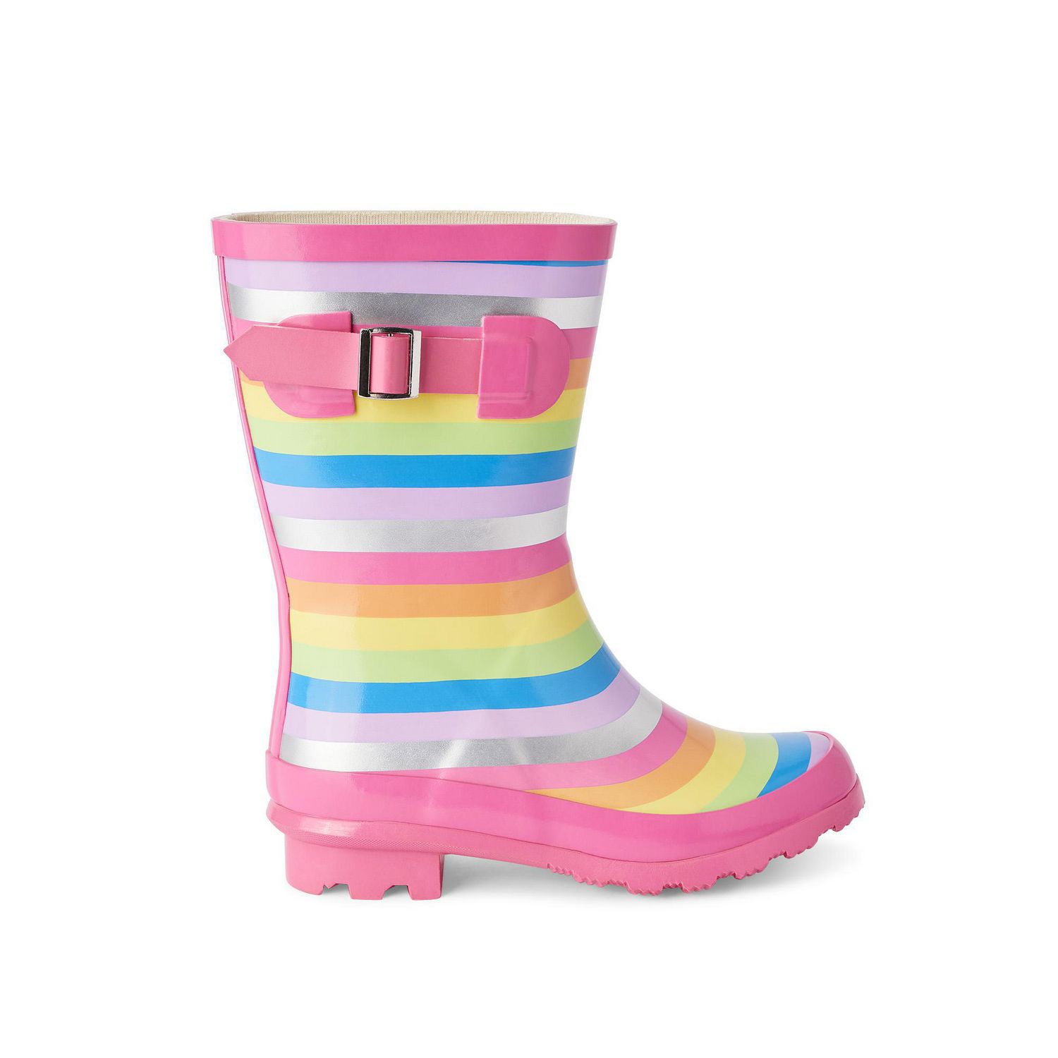 Weather Spirits Girls' Stripe Rain Boots | Walmart Canada