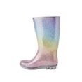 thumbnail image 3 of Weather Spirits Girls' Sparkle Rain Boots, 3 of 4