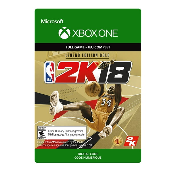 Xbox One NBA 2K18: Legend Edition Gold Digital Download