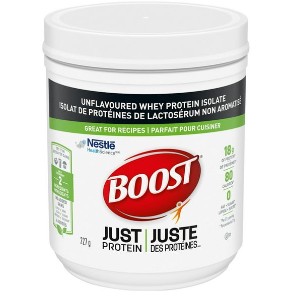 BOOST JUST PROTEIN Unflavoured Instant Whey Protein Isolate Powder 227 g, 227 GR