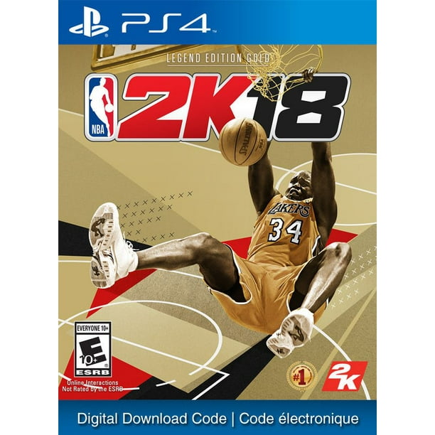 PS4 NBA 2K18: LEGEND GOLD EDITION Digital Download
