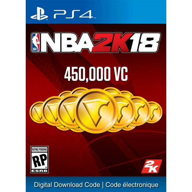 PS4 NBA 2K18 450,000 VC Digital Download