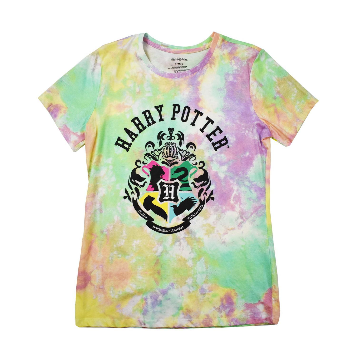 Ladies Harry Potter Crest Short Sleeve T-Shirt