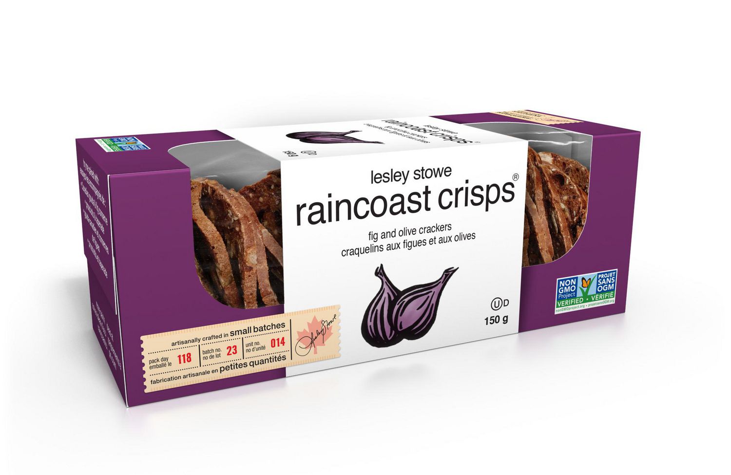 lesley stowe Raincoast Crisps Fig & Olive