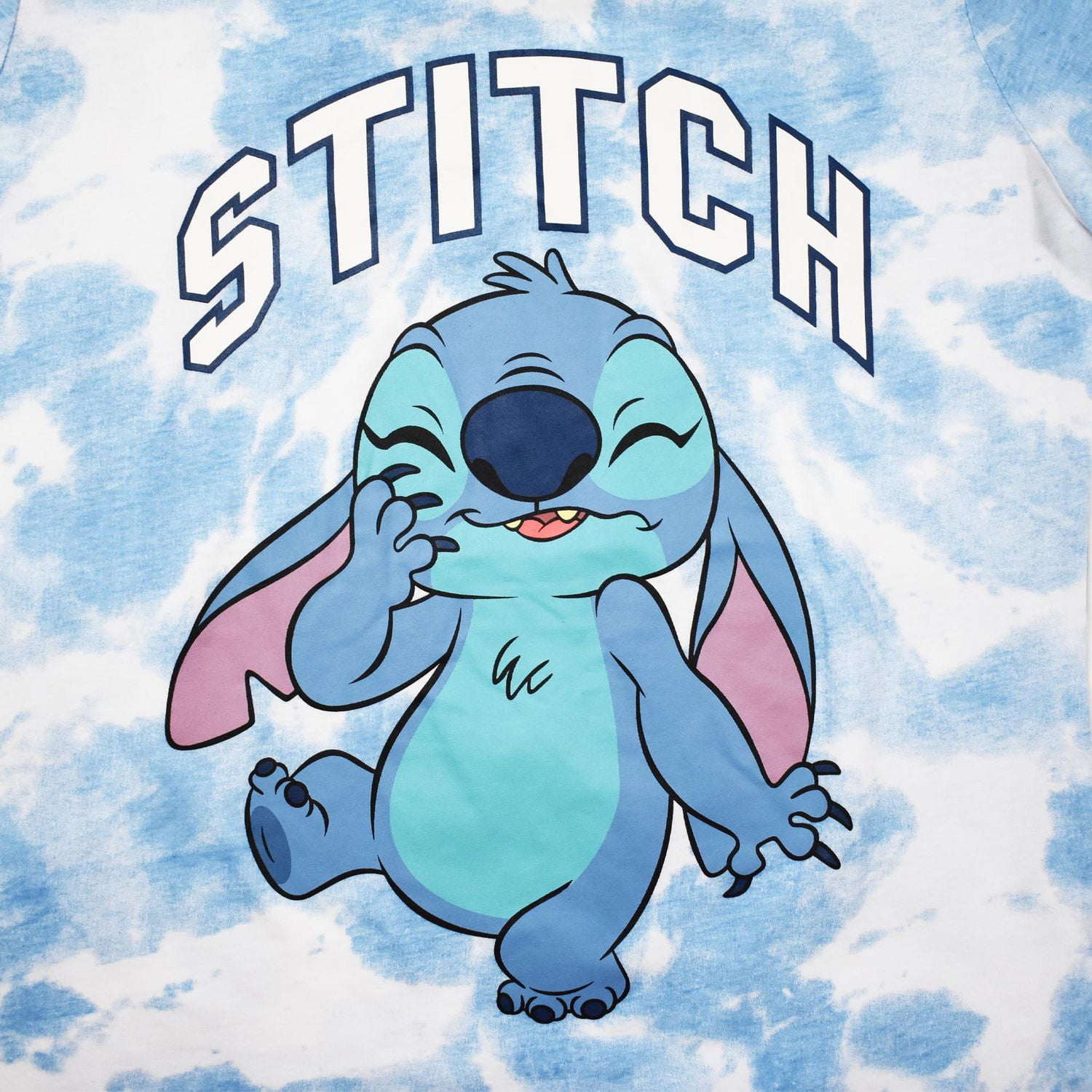 T-shirt à manches courtes Disney Stitch Embarrassé pour femme