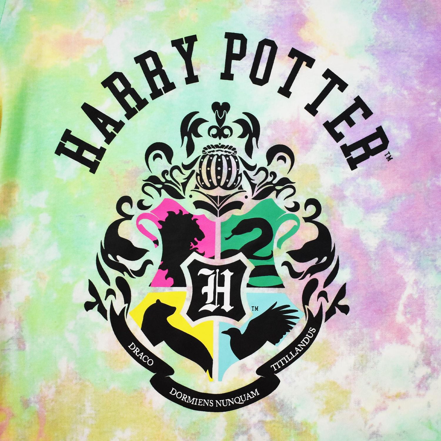 Ladies Harry Potter Crest Short Sleeve T-Shirt