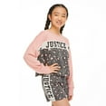 thumbnail image 4 of Justice Girls' Hacci Pajamas 3-Piece Set, 4 of 6