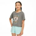thumbnail image 4 of Justice Girls' Boxer Pajamas 2-Piece Set, 4 of 6