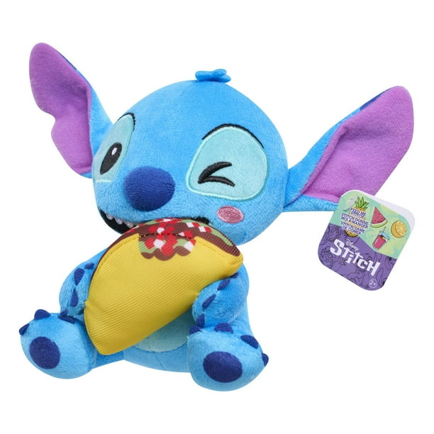 Petit Animal en Peluche Disney Stitch 18 cm (7 pouces), Stitch avec Avocat  