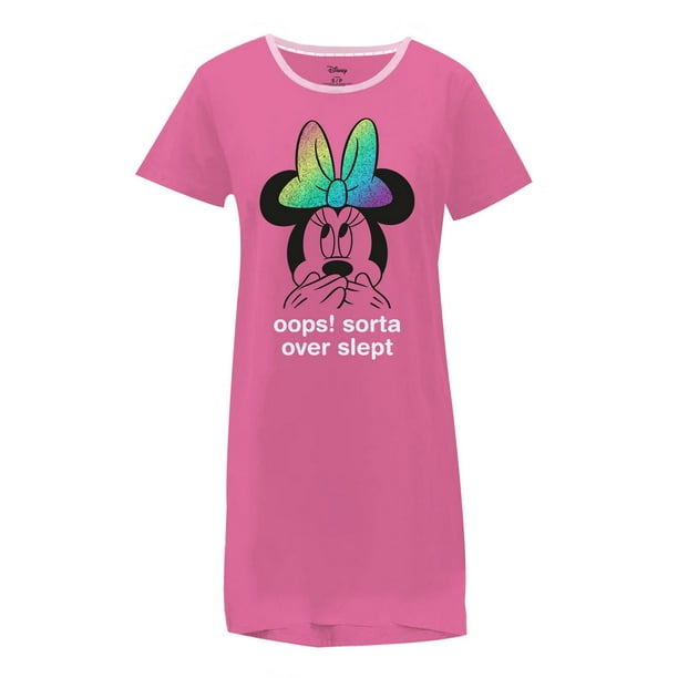 Disney - Chemise de nuit à manches courtes pour femme