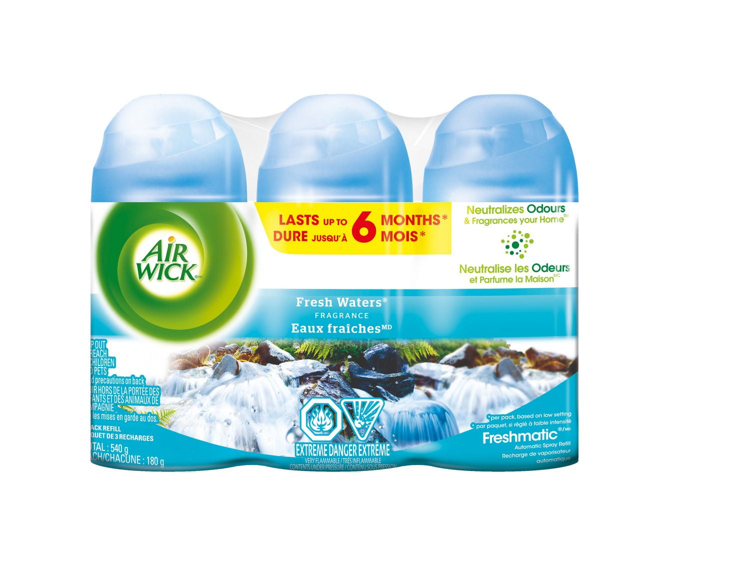 Air Wick Freshmatic Air Freshener, Automatic Spray Refills, Fresh