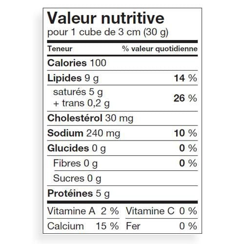 Fromage à pâte molle à croûte lavée Champfleury Agropur Signature