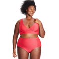 thumbnail image 1 of George Plus Women's Triangle Bikini Top, 1 of 6