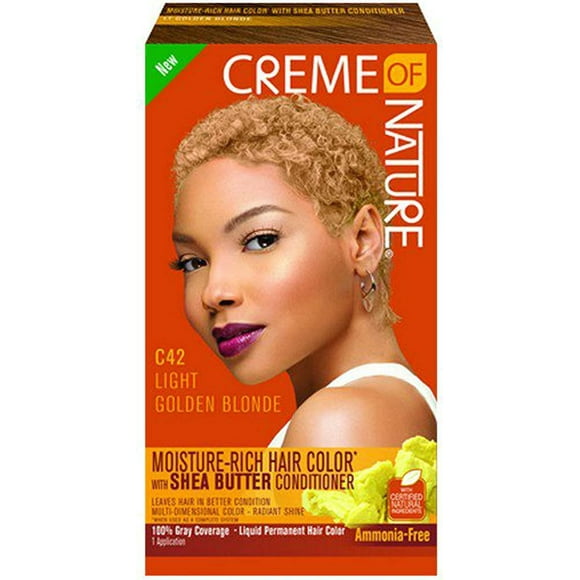 Creme Of Nature Color C42 Light Golden Blonde, C42