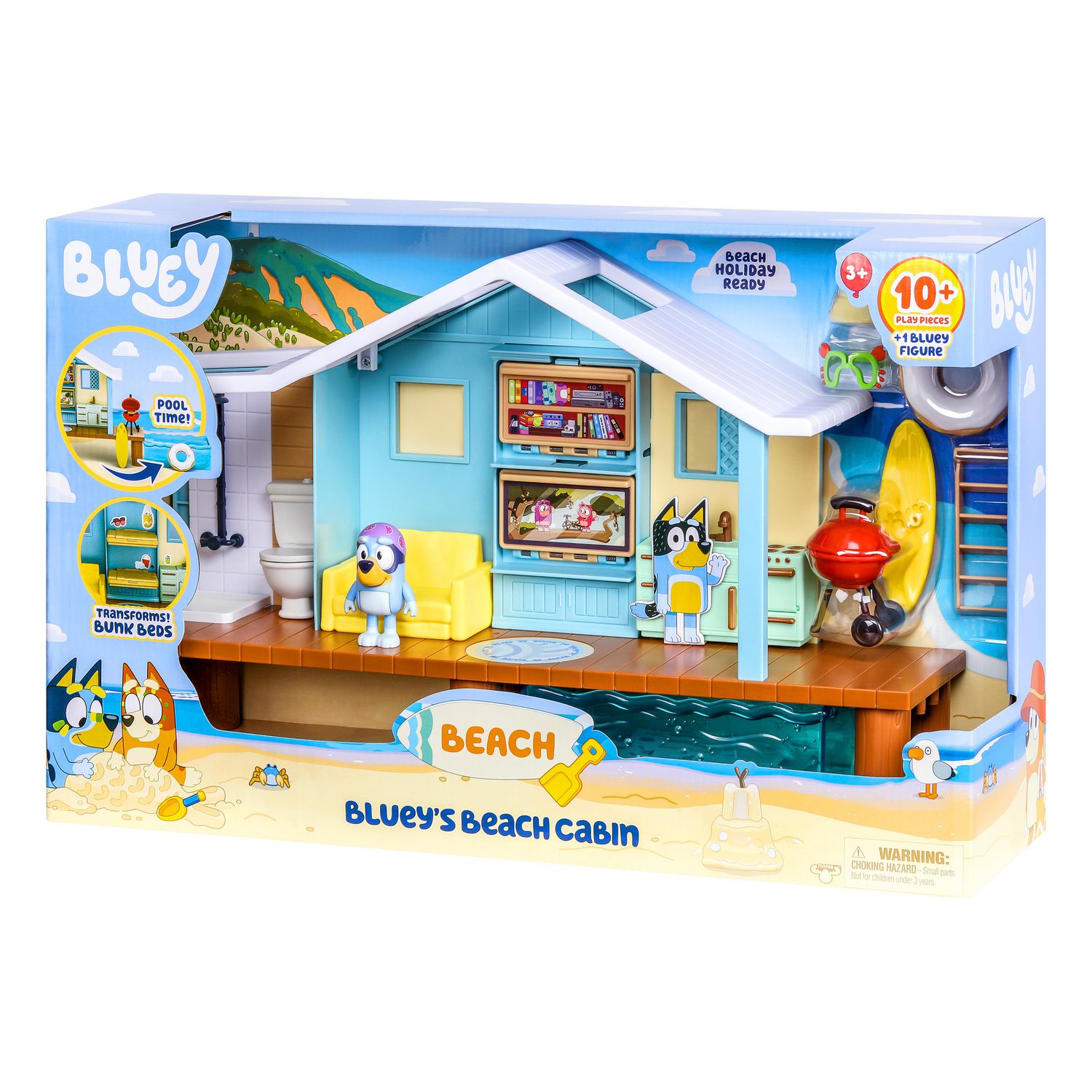 BLUEY'S BEACH CABIN, Exclusive Bluey Figure - Walmart.ca
