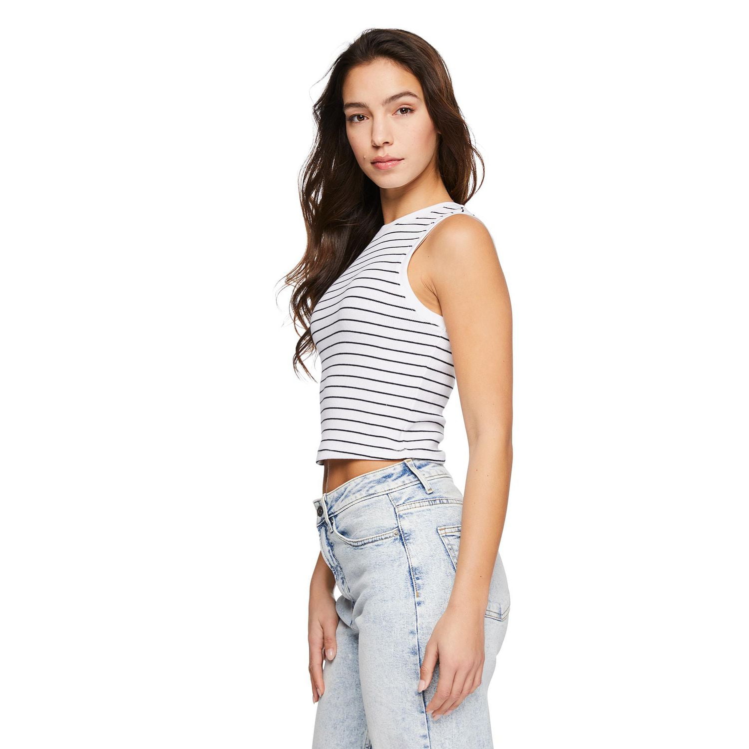 No Boundaries Women's Rib Tank