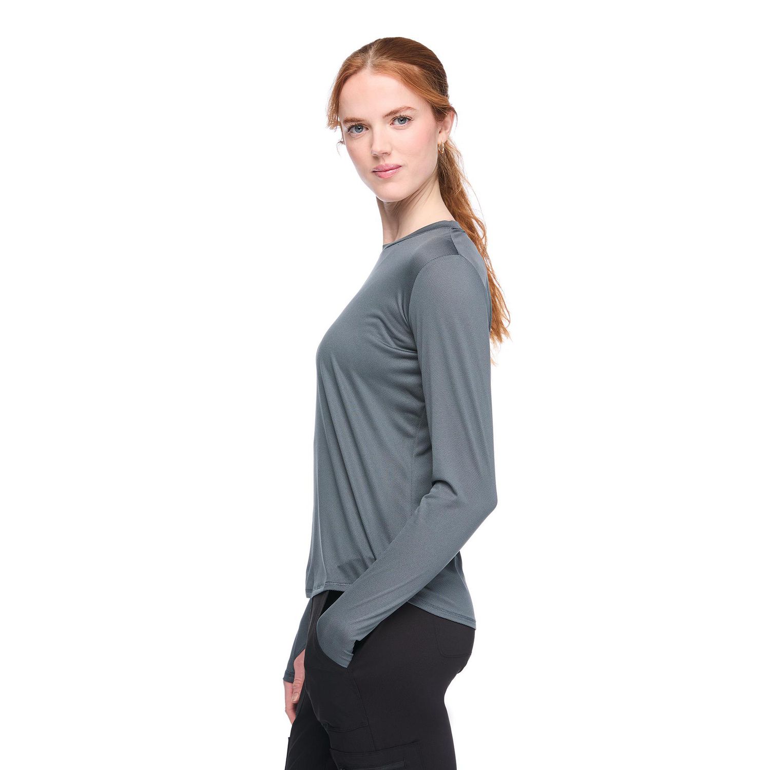 T-shirt à manches longues Athletic Works pour femmes