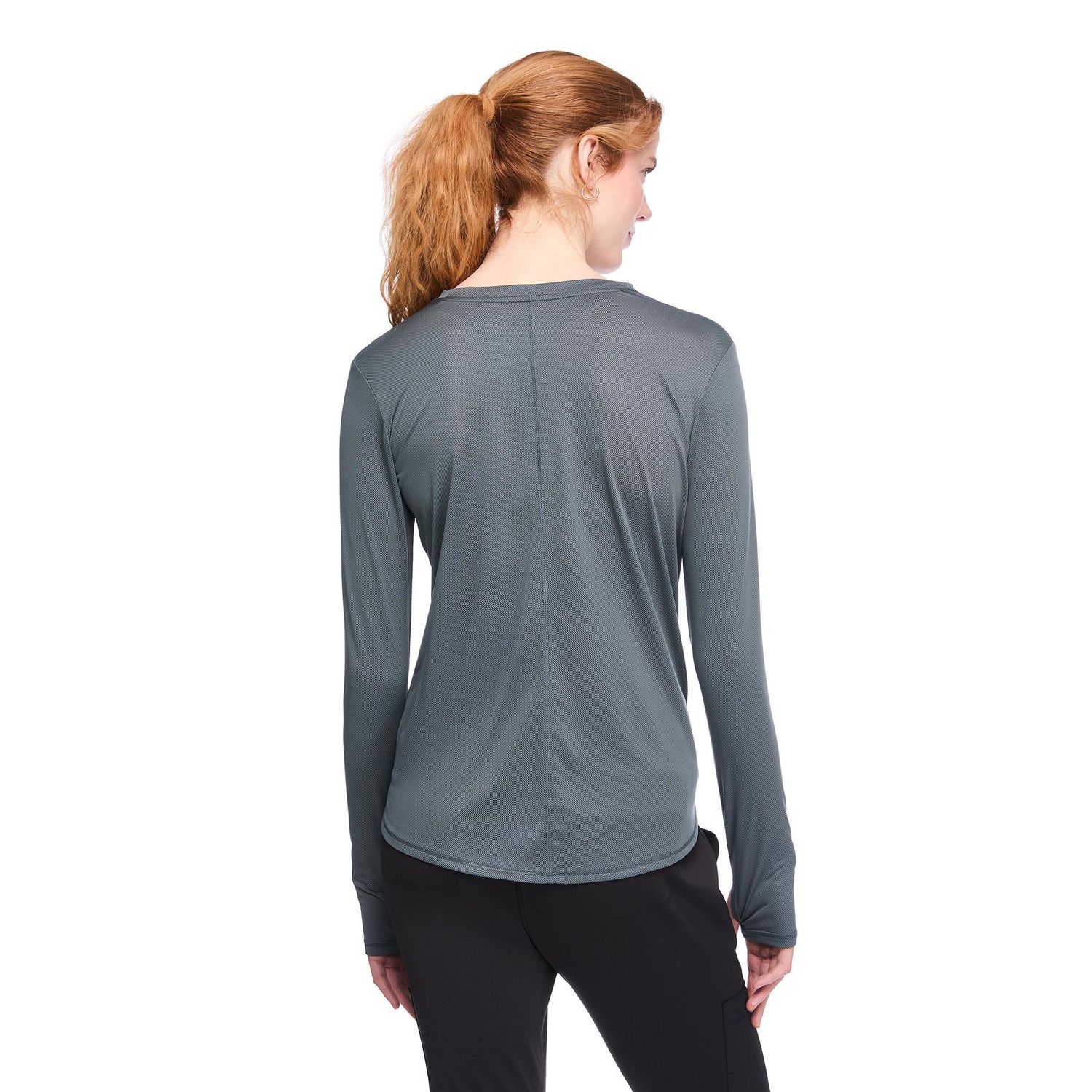 T-shirt à manches longues Athletic Works pour femmes