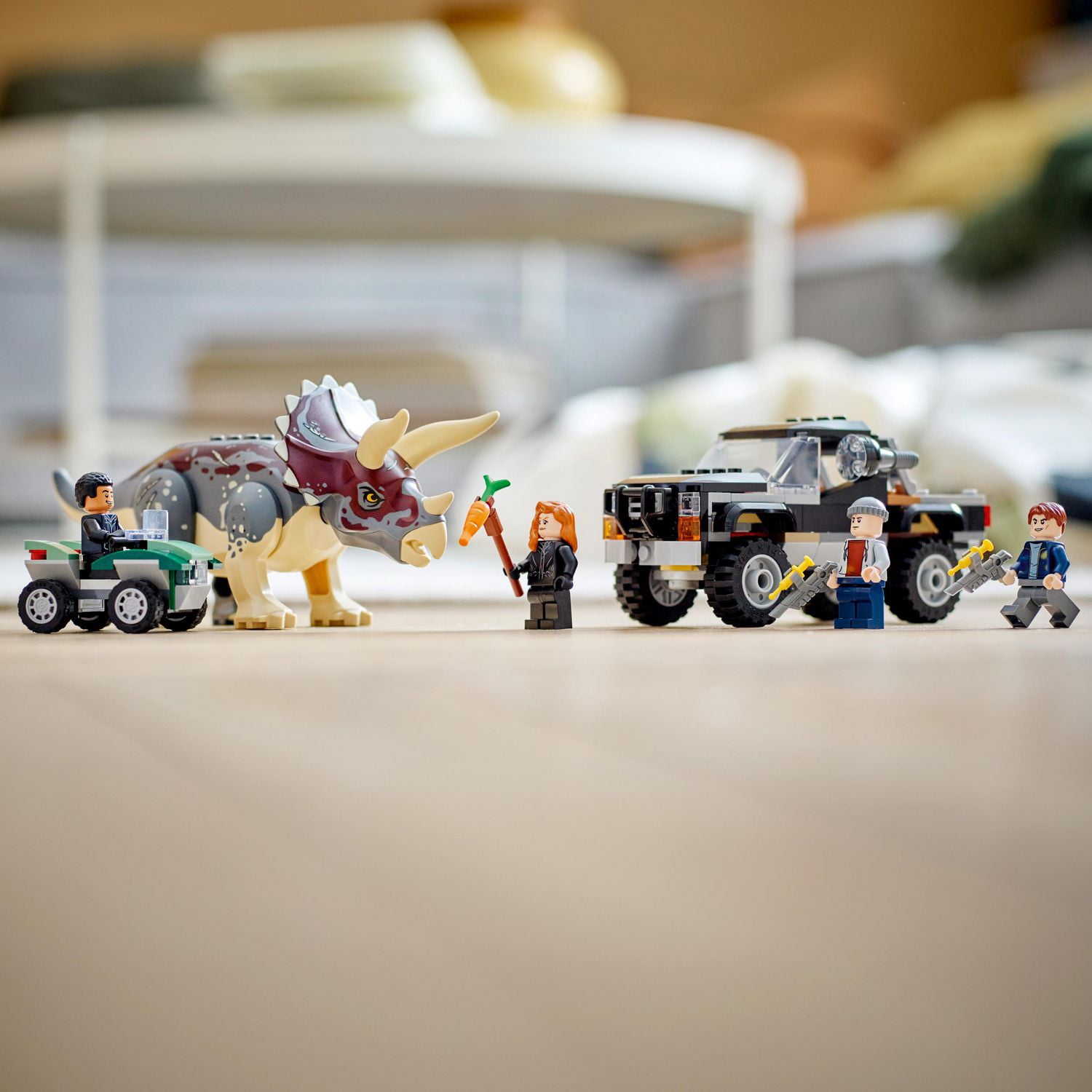 Lego jurassic world truck sale