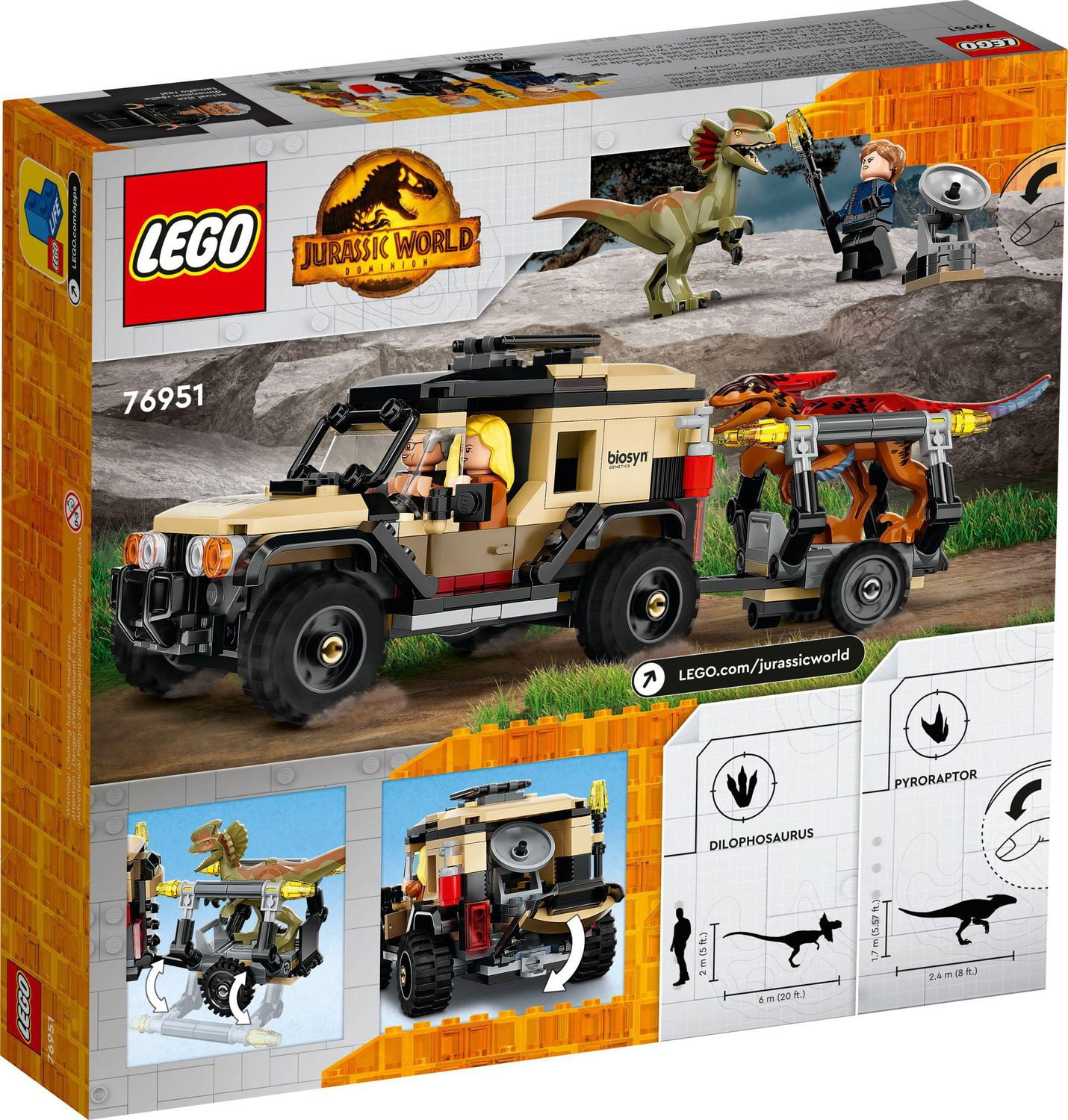 Lego jurassic world sets dilophosaurus sale