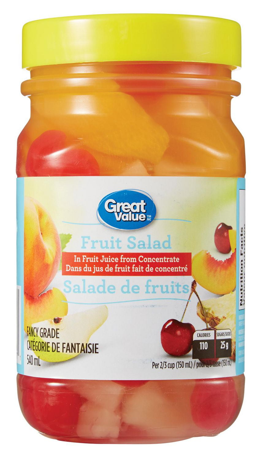 Great Value Fruit Salad Jar Walmart Canada