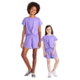 thumbnail image 3 of T-shirt noué sur le devant Athletic Works pour filles, 3 of 6