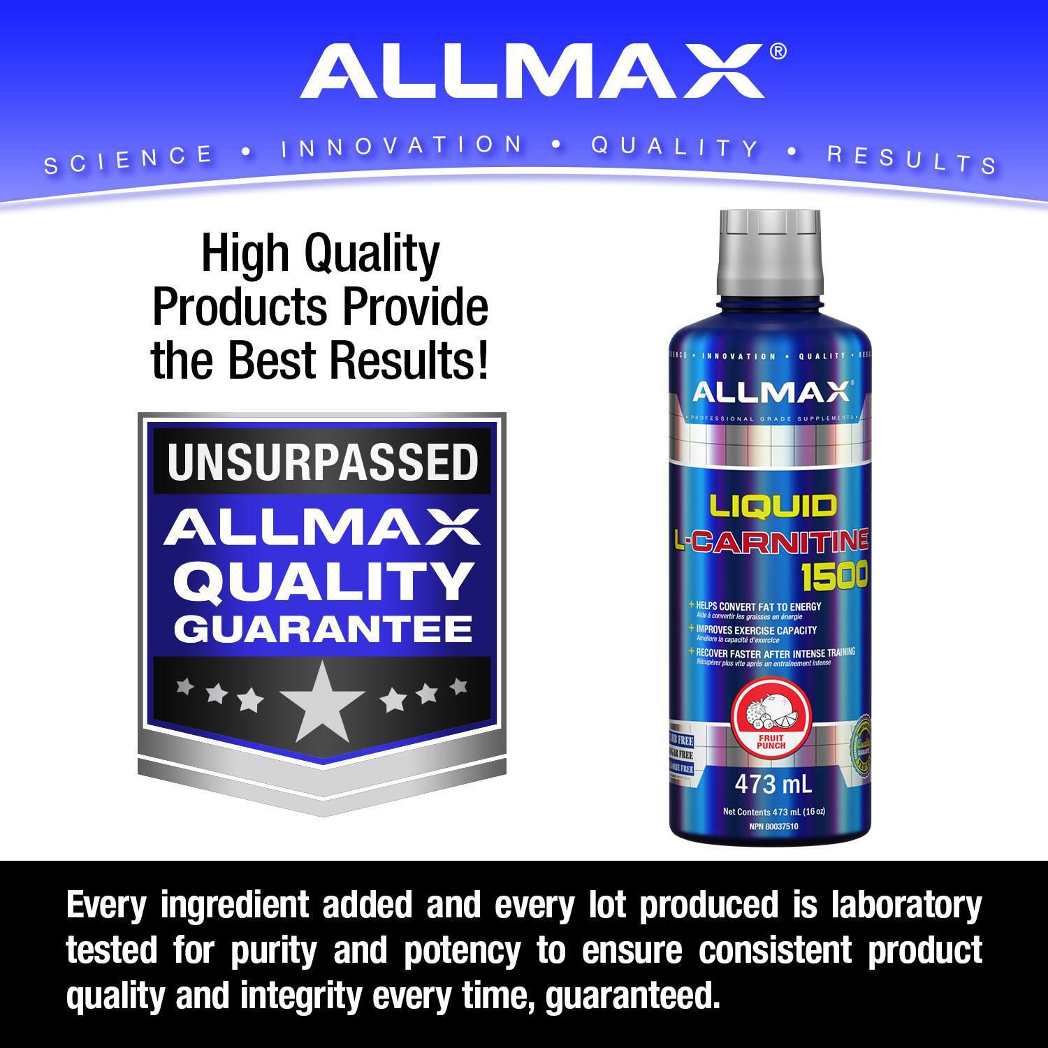 allmax liquid l-carnitine para que sirve 473 mL Fruit Punch AllMax Nutrition ensures the Thorne Research Acetyl-L-Carnitine, 60 Mid-year Online Exclusive 2026 Color:Cool Flow Carbon