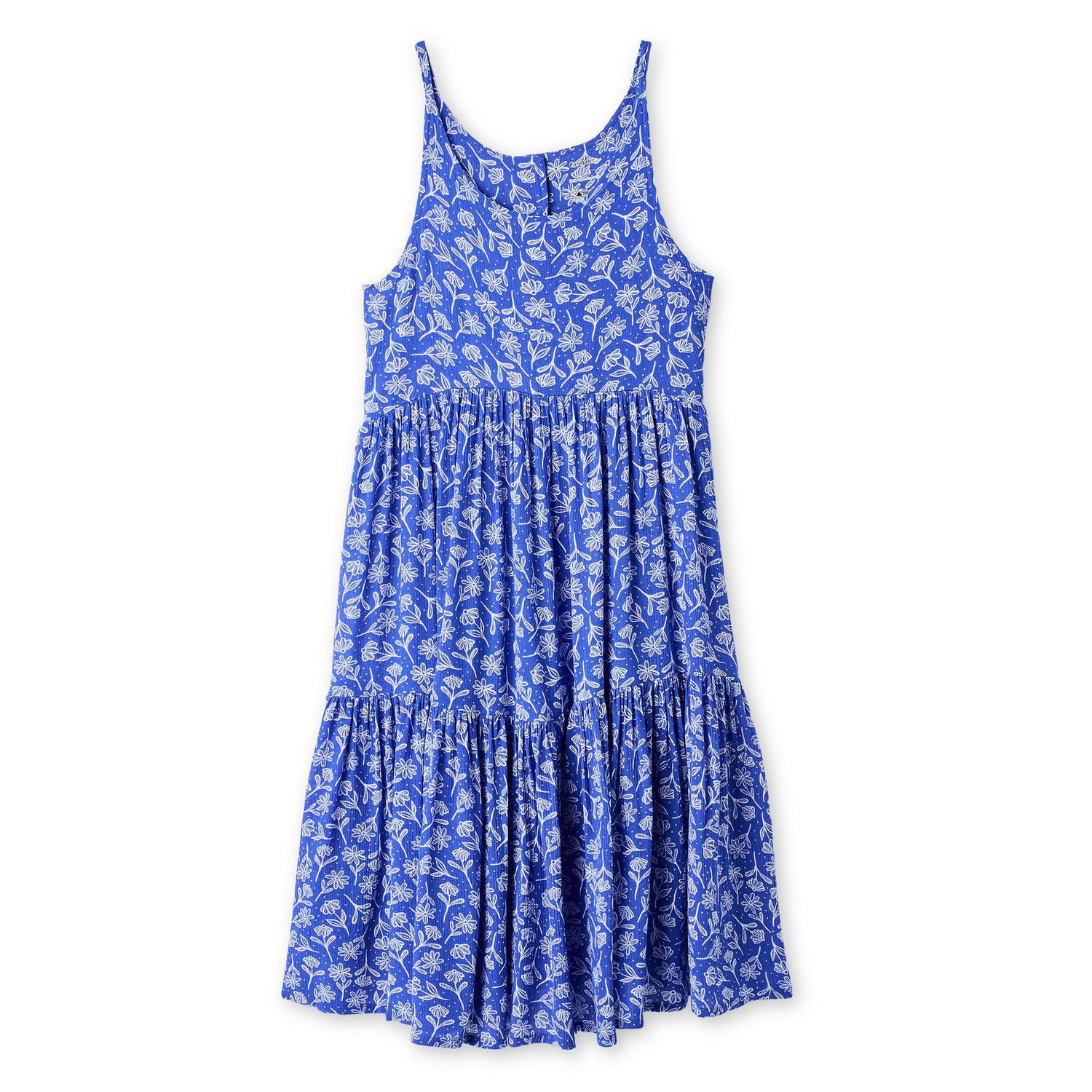 George Girls' Crinkled Halter Dress